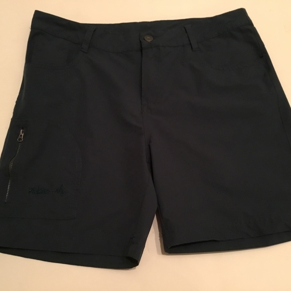 Pulse activewear blue anti-UV Quickdry nylon hiking shorts / EUC - Picture 2 of 9